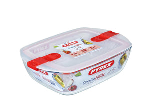 Babhla Pyrex le clúdach 2.5l 28x20x8cm