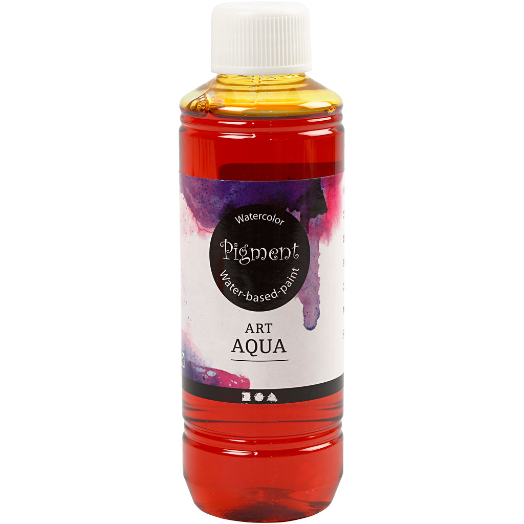 Pigment liquid watercolor paint, yellow, 250 ml 1 bottle