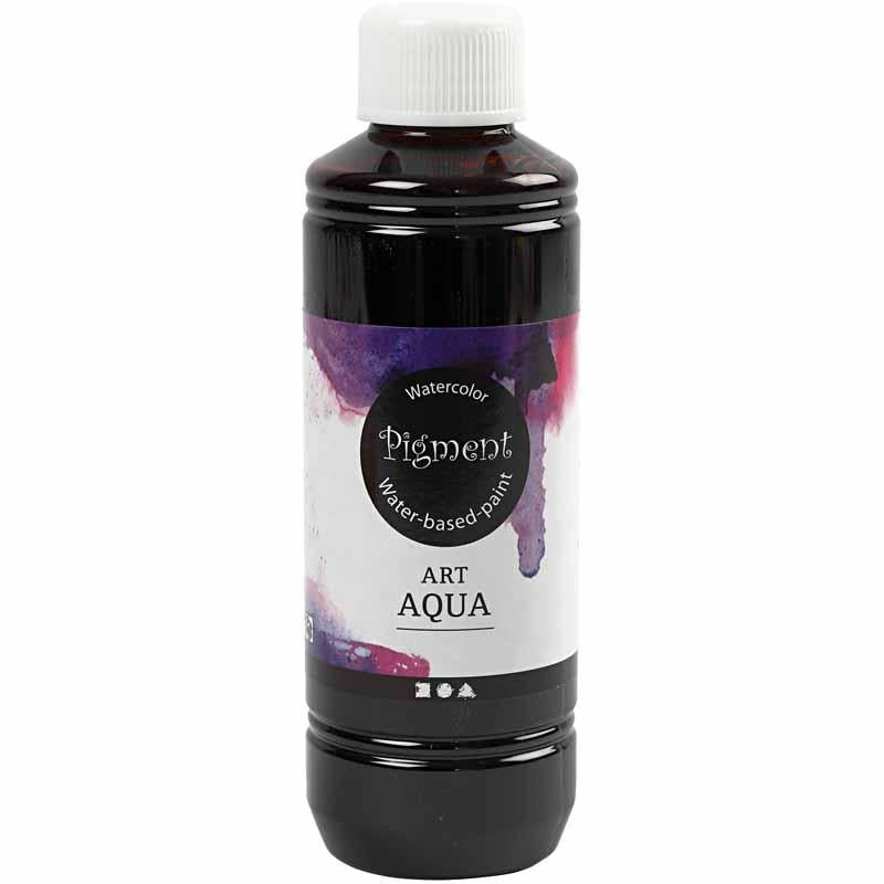 Pigment liquid watercolor paint, brown, 250 ml 1 bottle