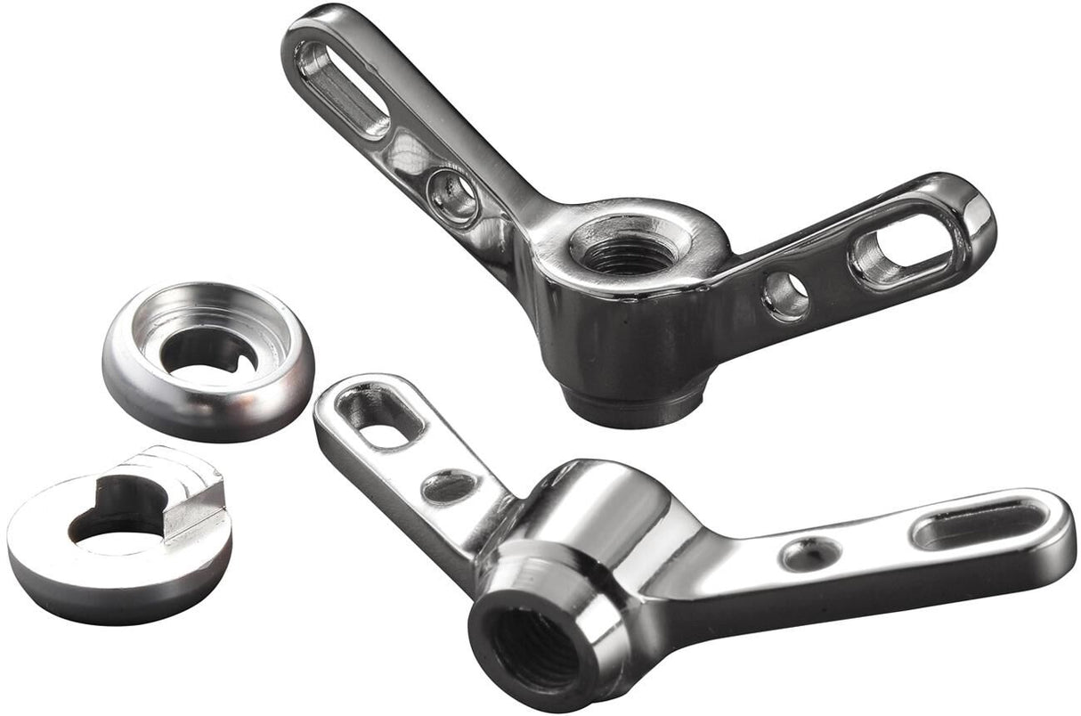 Brave classic vleugelmoer wing nut rear wheel pair silver