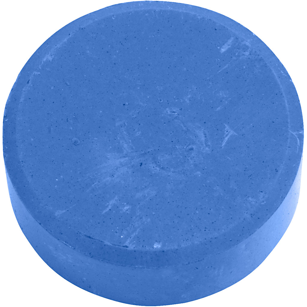 Colortime watercolor paint, h: 16 mm, d 44 mm, blue, 6 pieces 1 box
