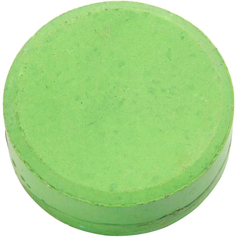 Colortime watercolor paint, height 16 mm, depth 44 mm, green, 6 pieces in a box