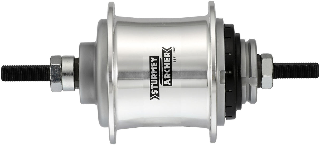 Gear hub 2 Speed Sturmey Archer A2 Automatic Free hunue 36 holes - Silver