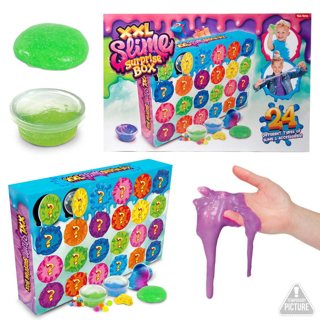 Scatola sorpresa slime Toi-toys 24 pezzi