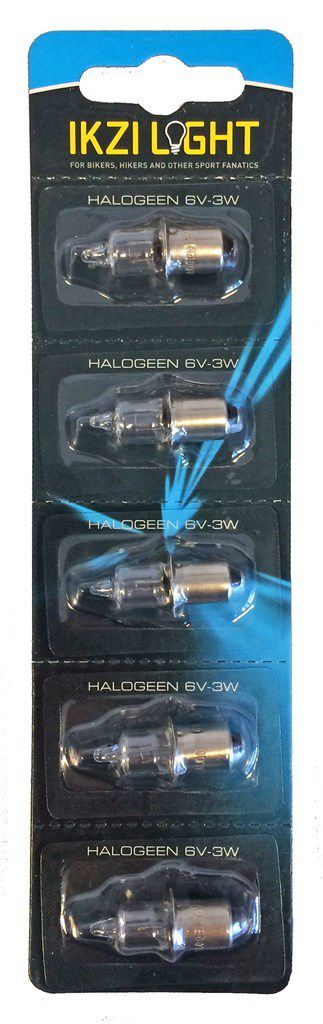 Halogen lamp 6v 3w collar for