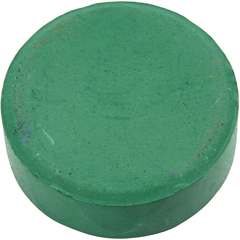 Colortime watercolor paint, h: 19 mm, d 57 mm, dark green, 6 pieces 1 box