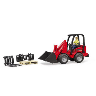 Bruder Schaeffer 2630 shovel with front loader and accessories