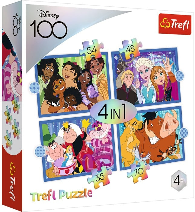 Oku trefl disney puzzle 4 pieces 35-48-54 and 70 pieces