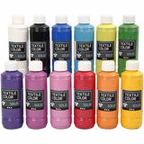 Creativ Company Textile Color covering textile paint, 12x250ml