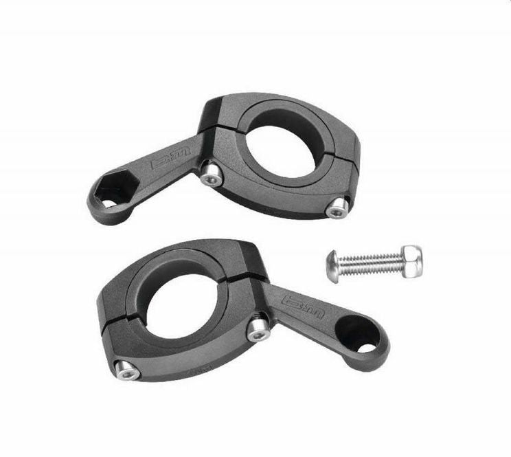Busch Muller LAMPHAAK B M Dirección Montaje de aluminio 25.4 mm 31.8 mm negro