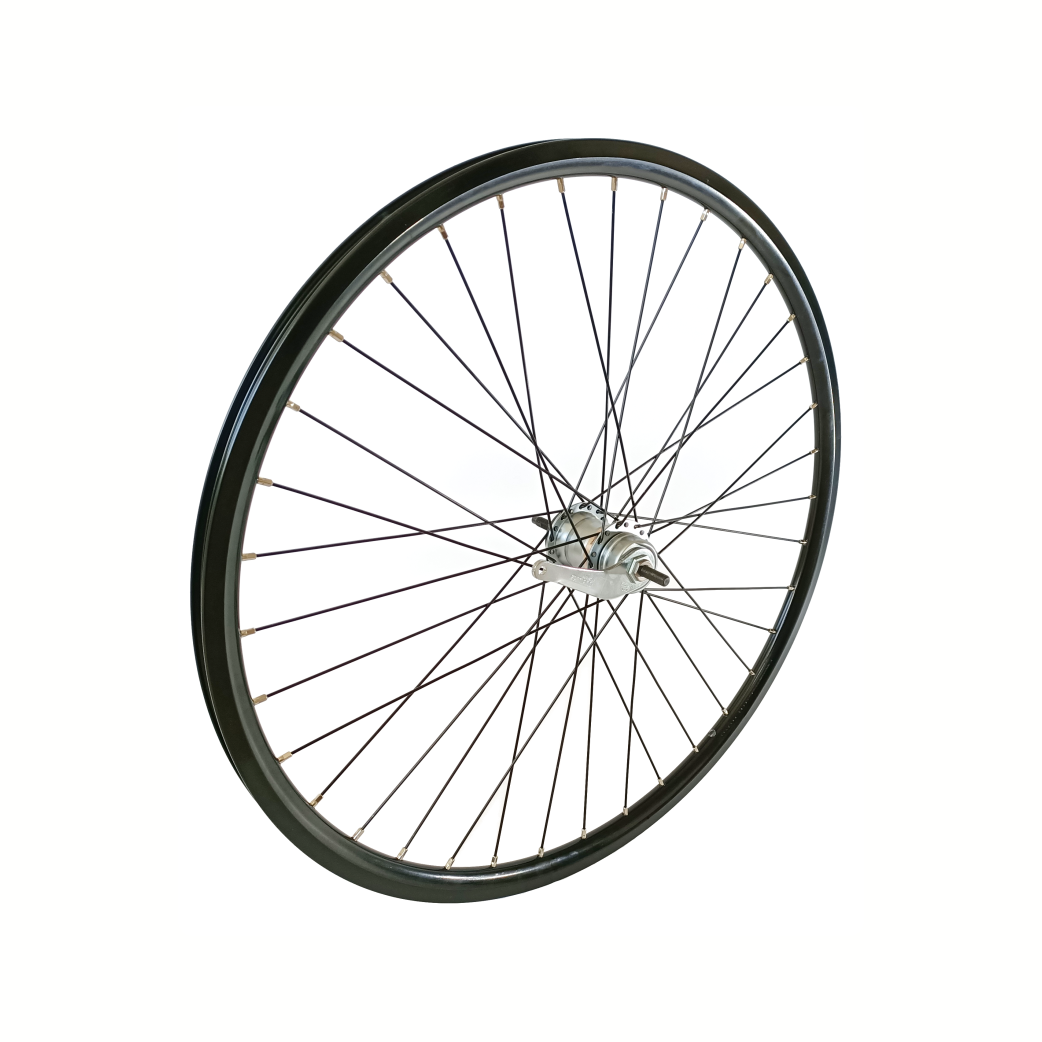 Bakhjul 28x1 5 x1 3 8 Nexus 3 Bremseknutepunkt Rodi Aluminium Rim, svart.