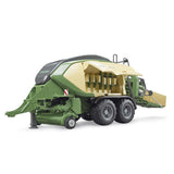 Bruder Balpers Krone 1290 HDP VC with 2 straw bales