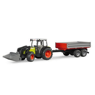 Bruder Tractor Claas Nectis 267 F with trailer