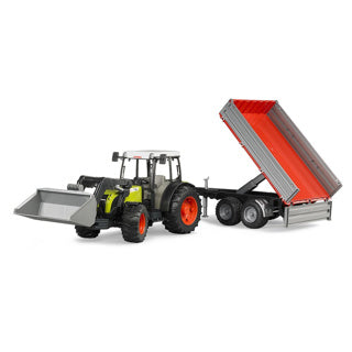 Bruder Tractor Claas Nectis 267 F with trailer