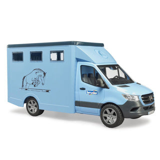 Bruder animal transporter Mercedes Benz with 1 horse