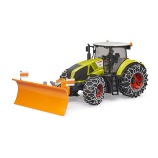Bruder Tractor Claas Axion 950 with snow chains and team magazine