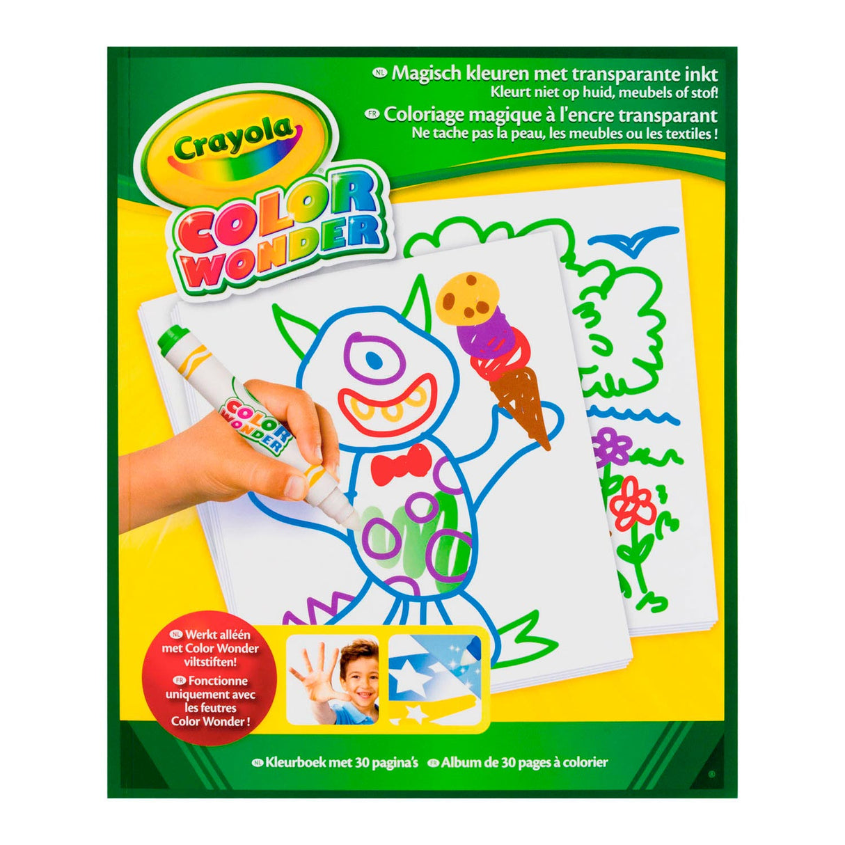Crayola Color Wonder - bloc de dessin, 30 pages