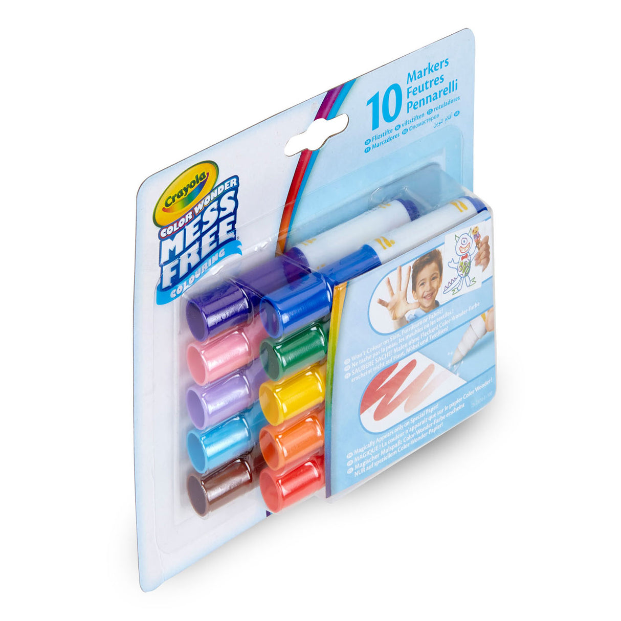 Crayola Faarf Wonder Classic Washabble Filzip Stëfter