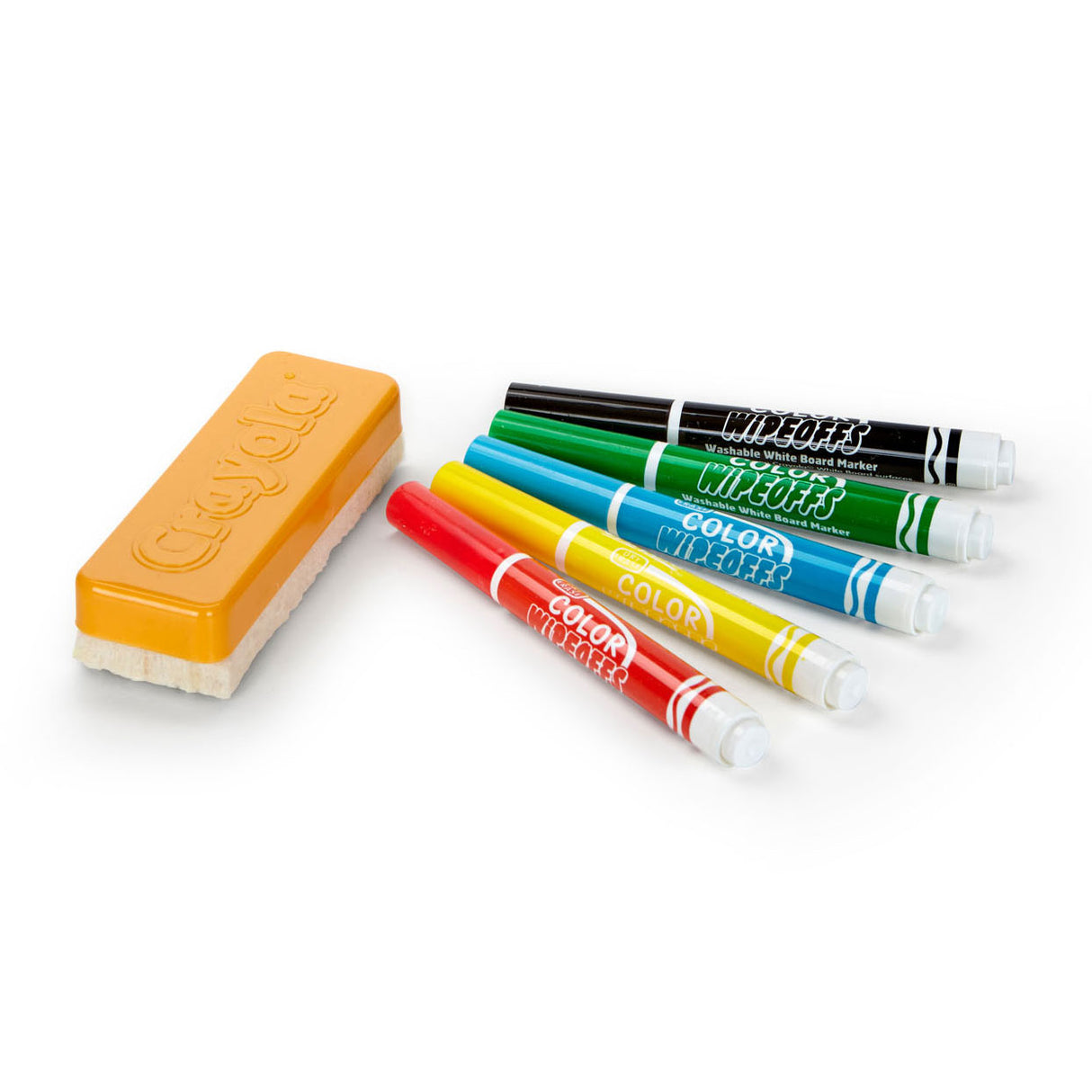 Crayola Wipeoffs Dry WipeOffs com limpador, 5st.