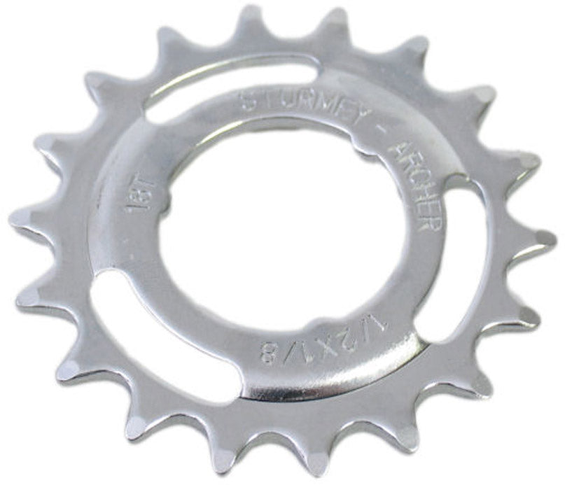 Gear sturmey archer 18t - 1 8 continued - chrome