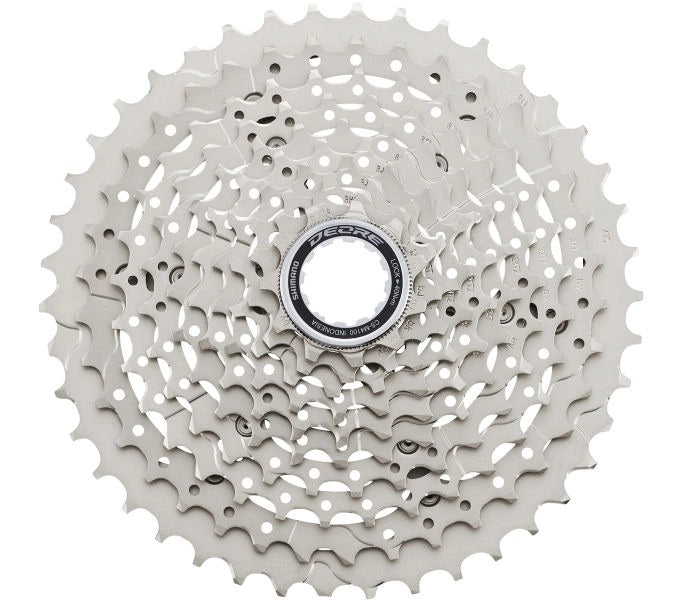 Shimano Cassette 10 Speed ​​Deore CS-M4100-A 11-42T-Silver-Workplace packaging