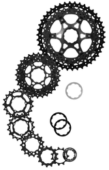 Cassette de Sunrace 11 Velocidad CSRX8 11-42T Metálico