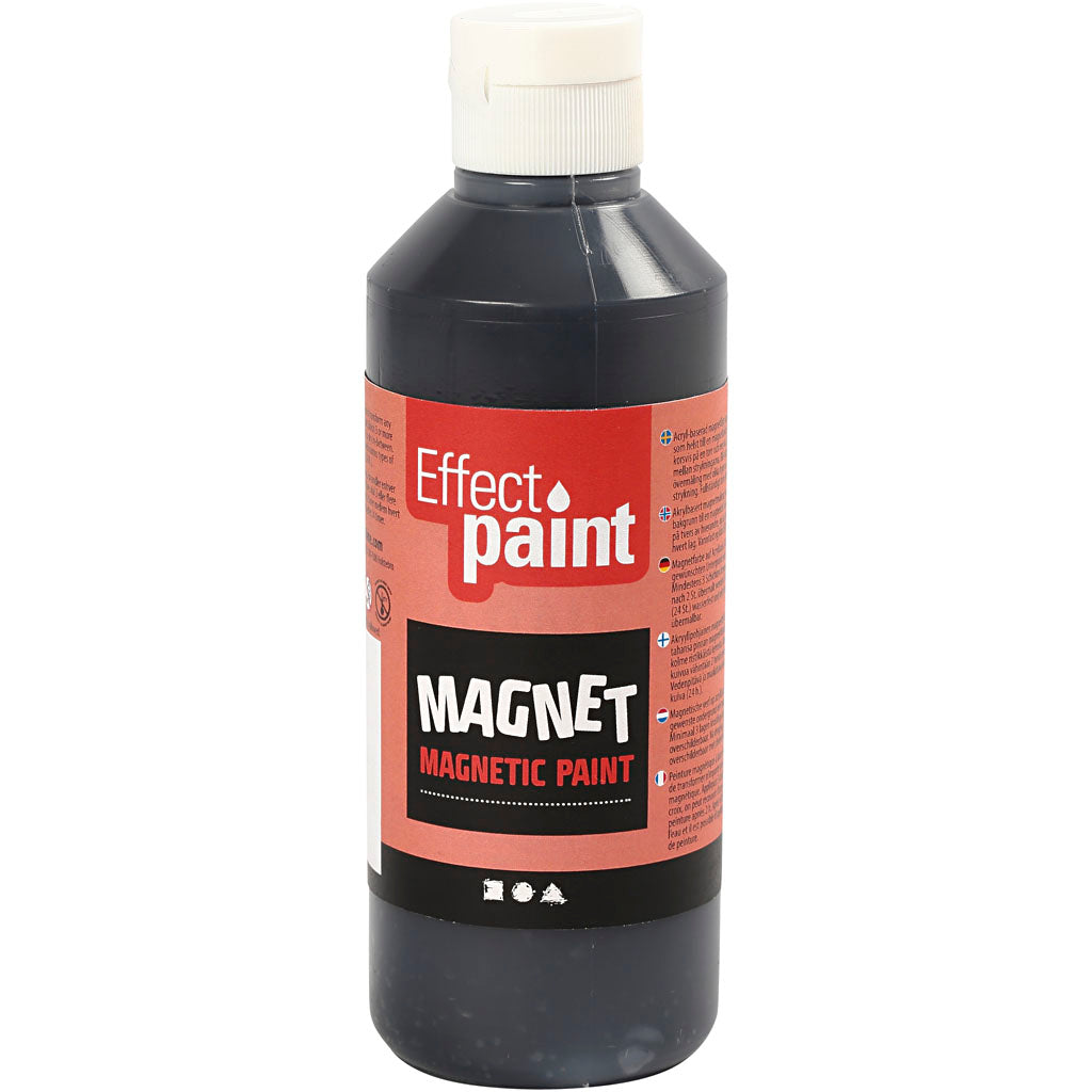 Creativ company magneetverf, zwart, 250 ml 1 fles