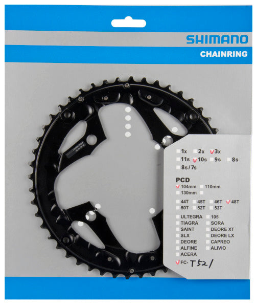 Shimano Chain Top 48T FC -T521 Non série - řetězový okraj - černá