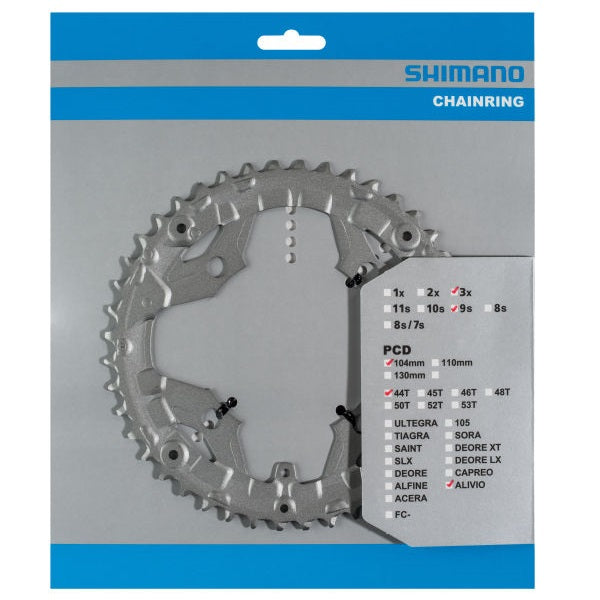 Shimano-Chain Top 44T Alivio FC-T4060-Silver (pour 44-32-22T)