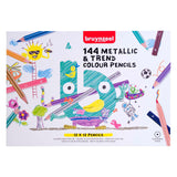 Bruynzeel Mega Colored Pencil set kovové barvy trendu