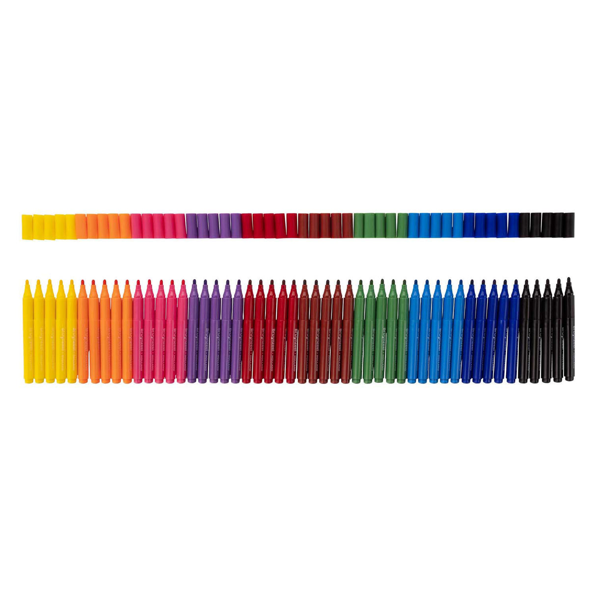 Bruynzeel Triple Feltstifts TIG with 50 colors