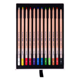 Bruynzeel Design Pastel pencil box, 12 colors