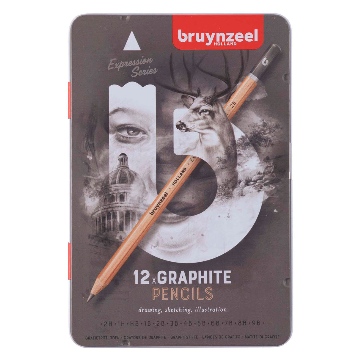 Bruynzeel Expression graphite pencils Blik 12