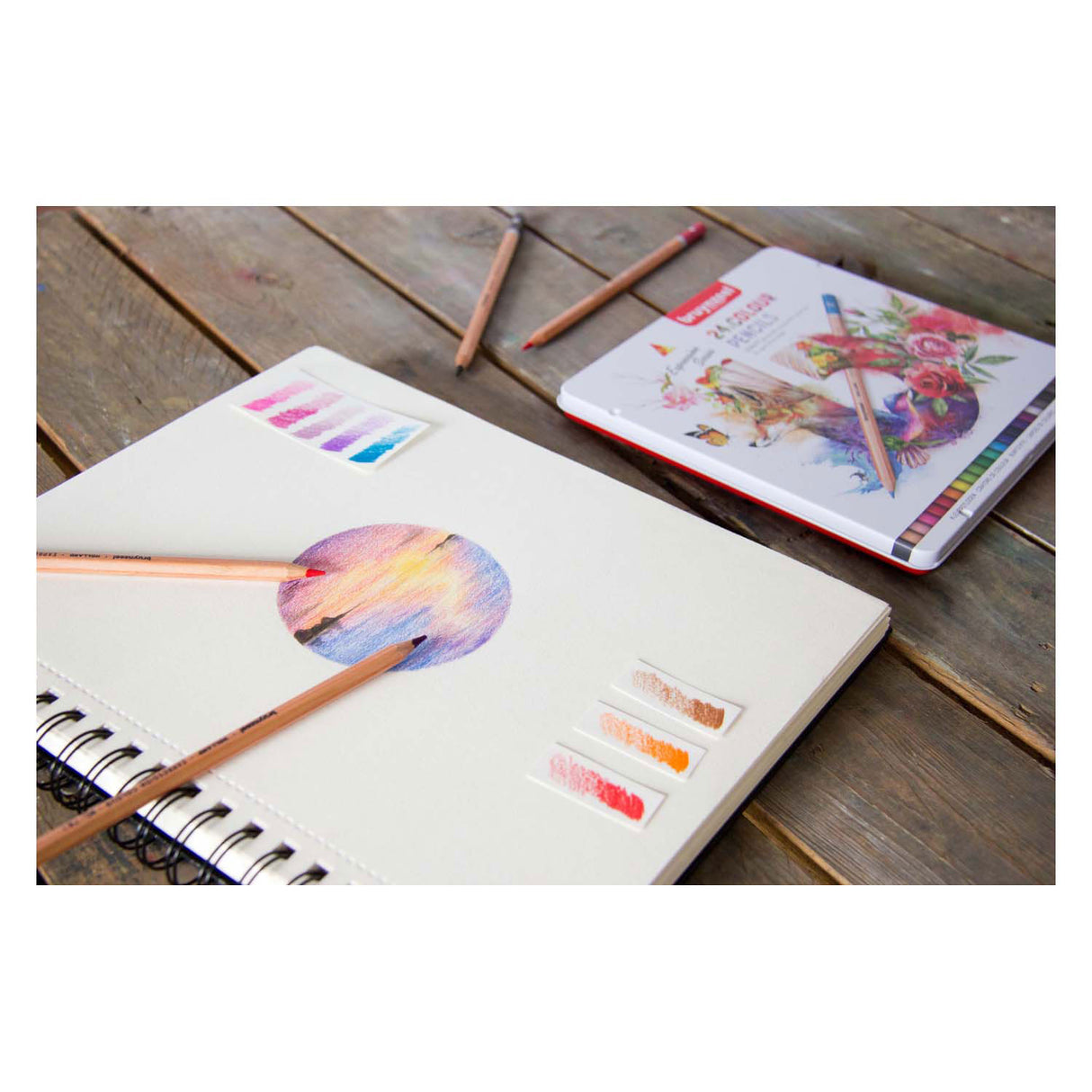 Crayons de couleur Bruynzeel 12pcs expression