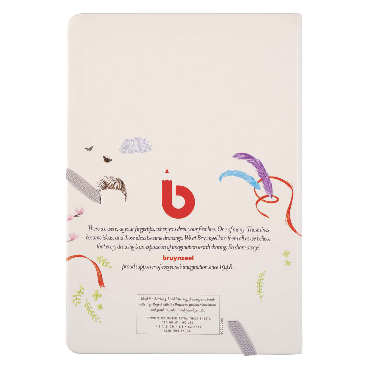 Bruynzeel creatives sketch notebook a5 140 gm 80 sheets