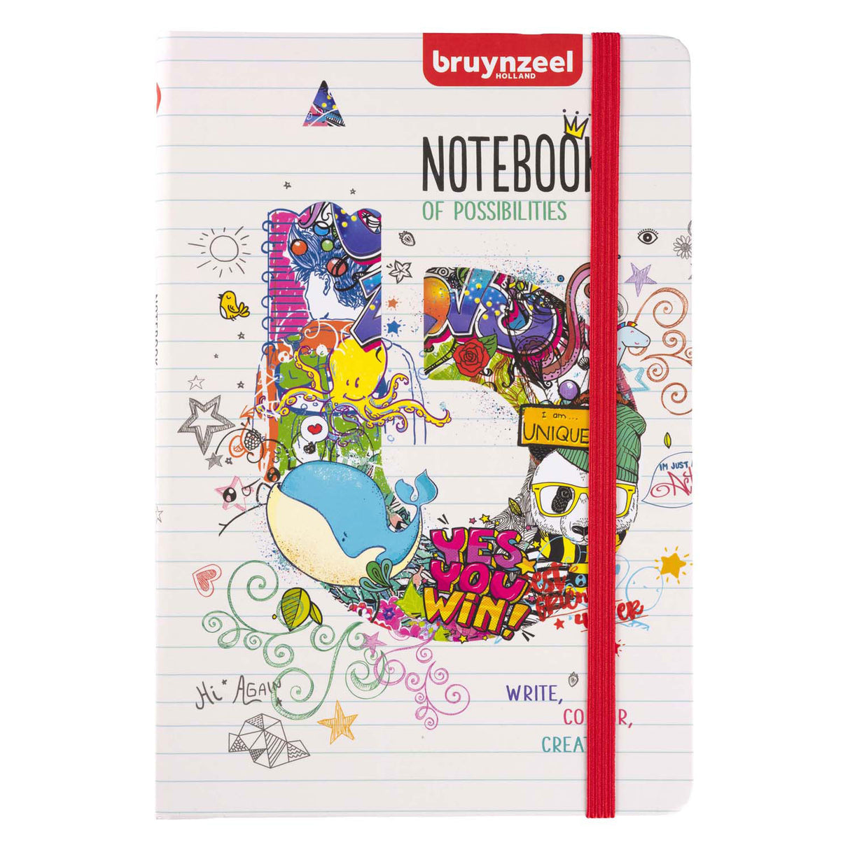 Bruynzeel Notebook A5 80 g M 160 Seiten