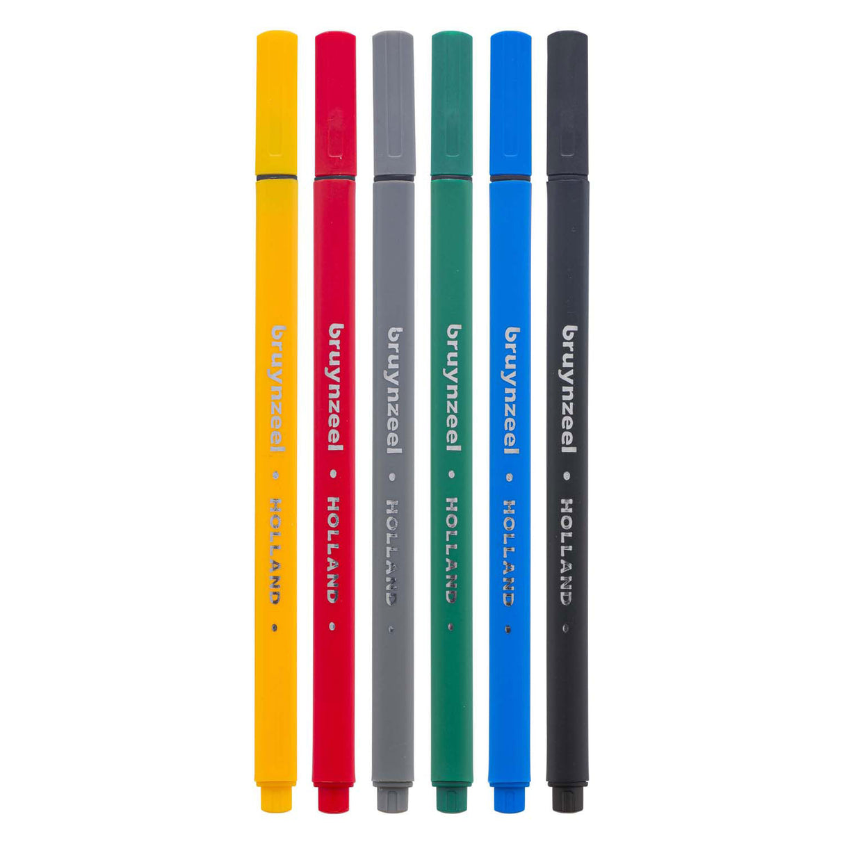 Bruynzeel Fineliner Set Basic 6 Faarwen