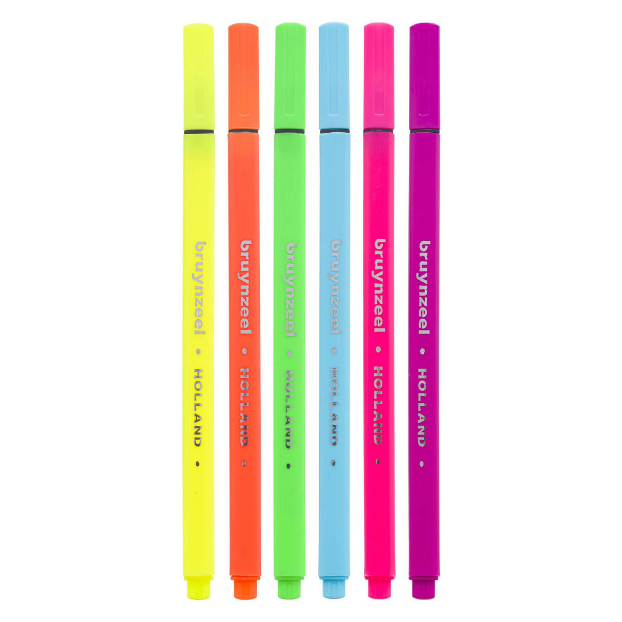 Bruynzeel Fineliner Set Neon 6 Faarwen