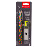 Bruynzeel Graphitstift-Set Neon