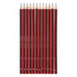 Bruynzeel HB Graphitstift schwarz rot