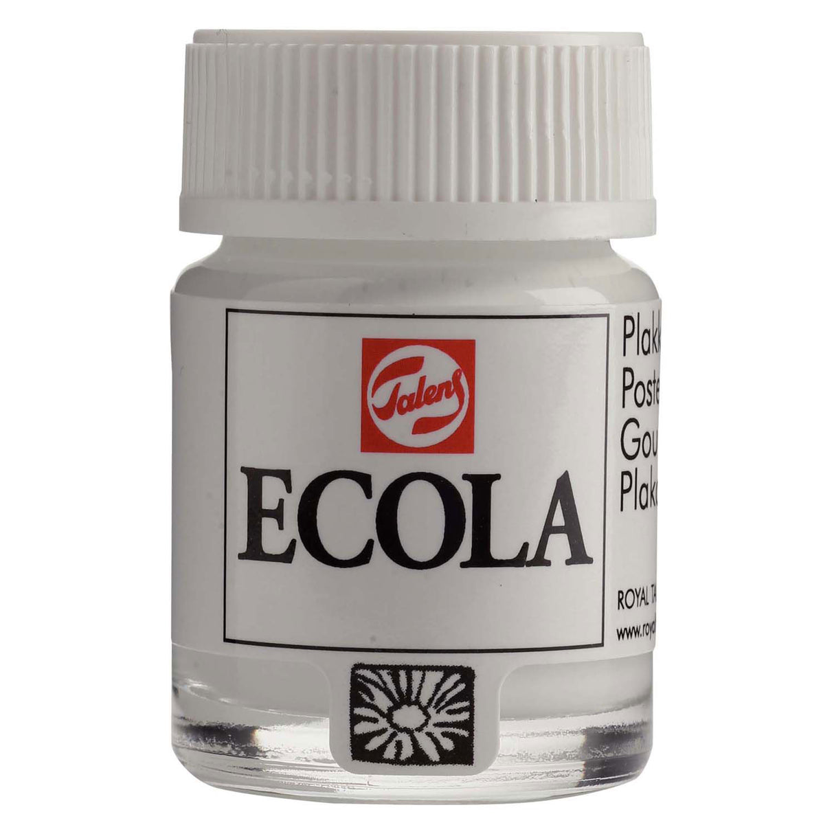 Bruynzeel ecola poster paint bottle 16ml white 100