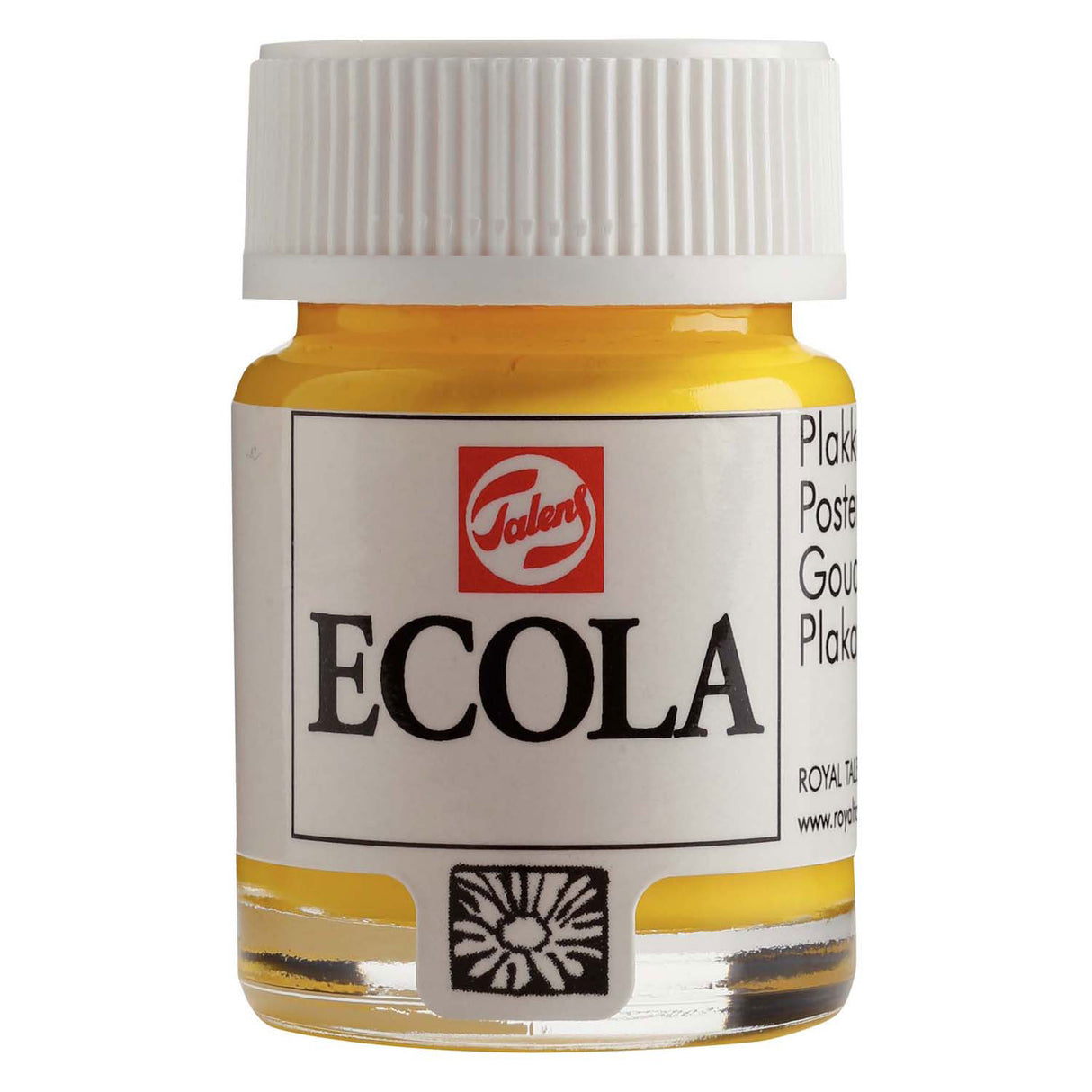 Bruynzeel ecola poster paint bottle 16ml yellow 200