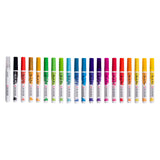 Set čopičev Bruynzeel ecoline pokrajine, 20 barv