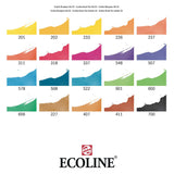 Bruynzeel Ecoline Brush Pen Set Landscapes, 20 colors