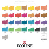 Bruynzeel Ecoline Pinselstift Set Primär, 30 Farben