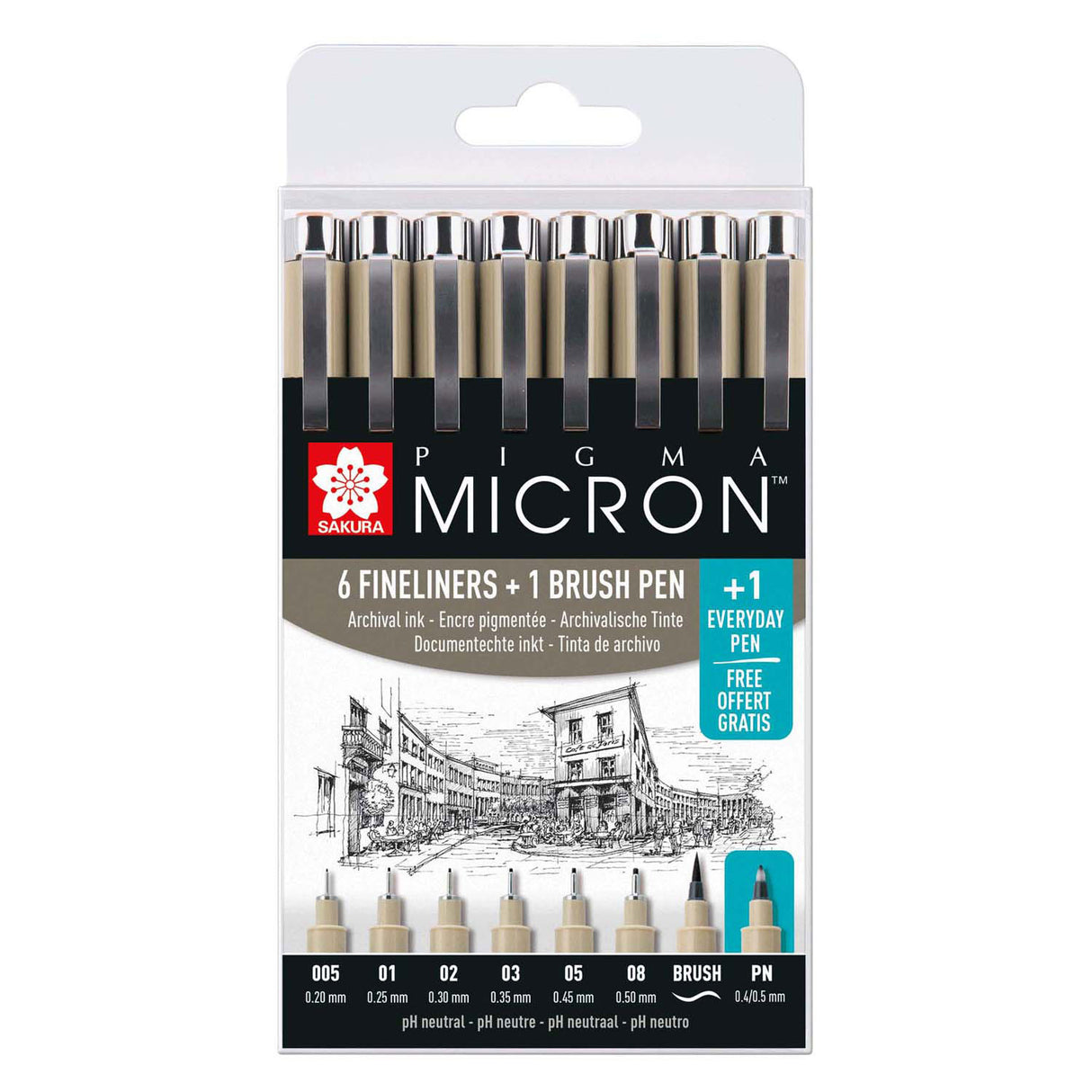 Sakura Pigma Micron Endui Promotion set