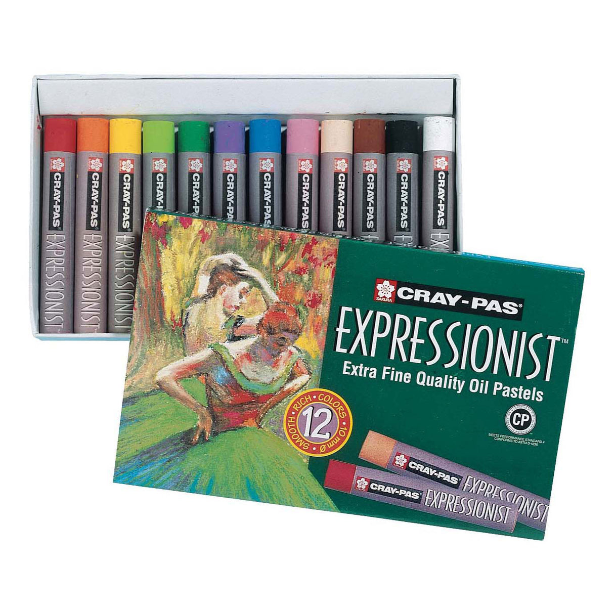 Sakura Cray-Pas Expressionist ustawił 12 pasteli olejowych