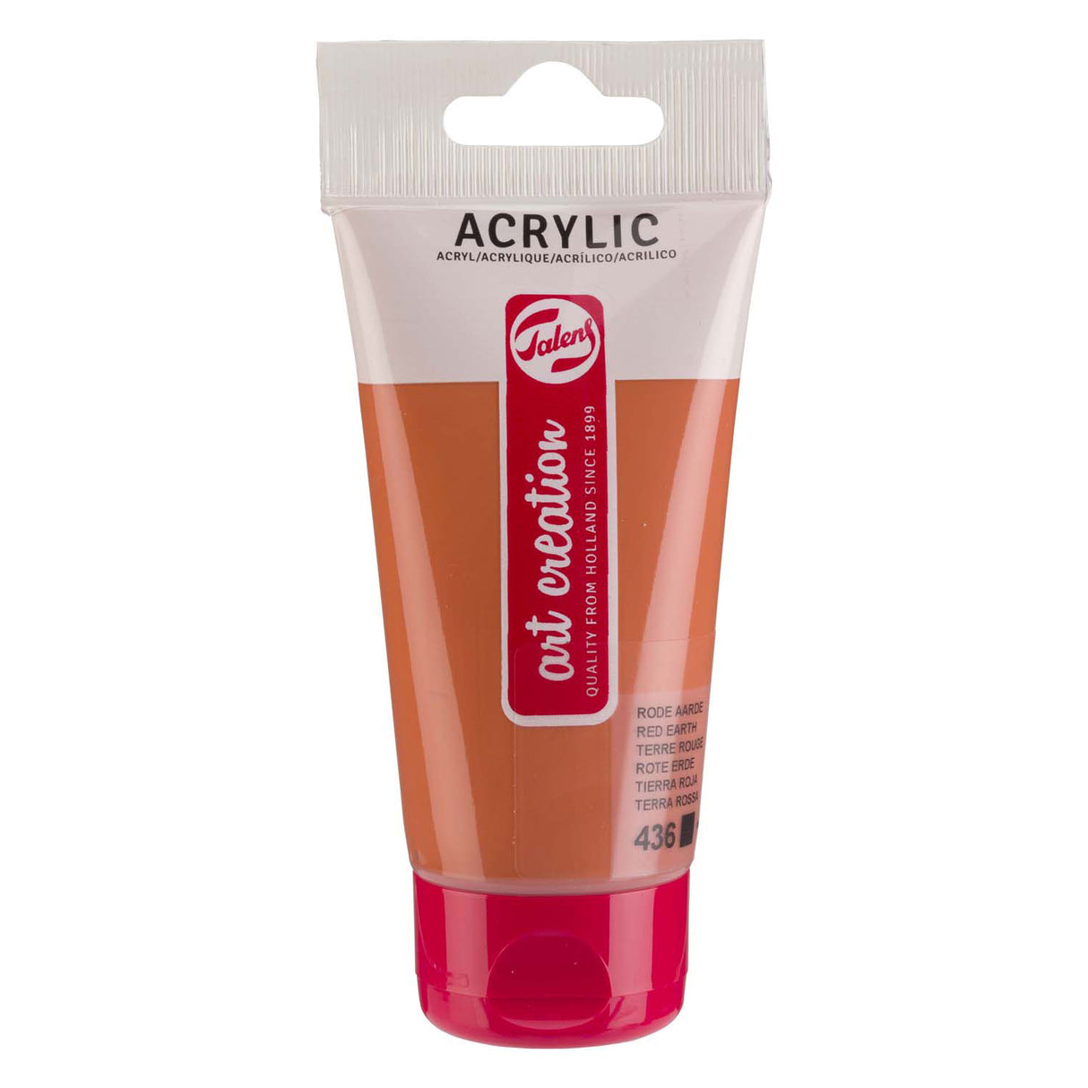 Talens art creation akrylfärgsrör 75ml röd jord 436