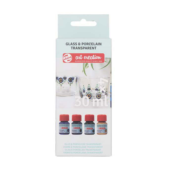Talens Creation Art Glass Porcelain Persp. 4x30 ml blu