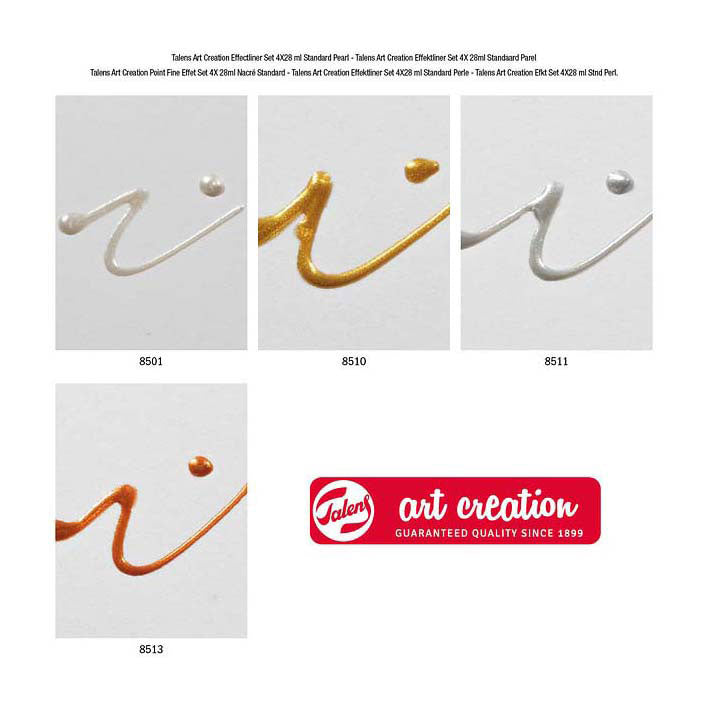 Talens art création effect liner set 4x28ml perle standard